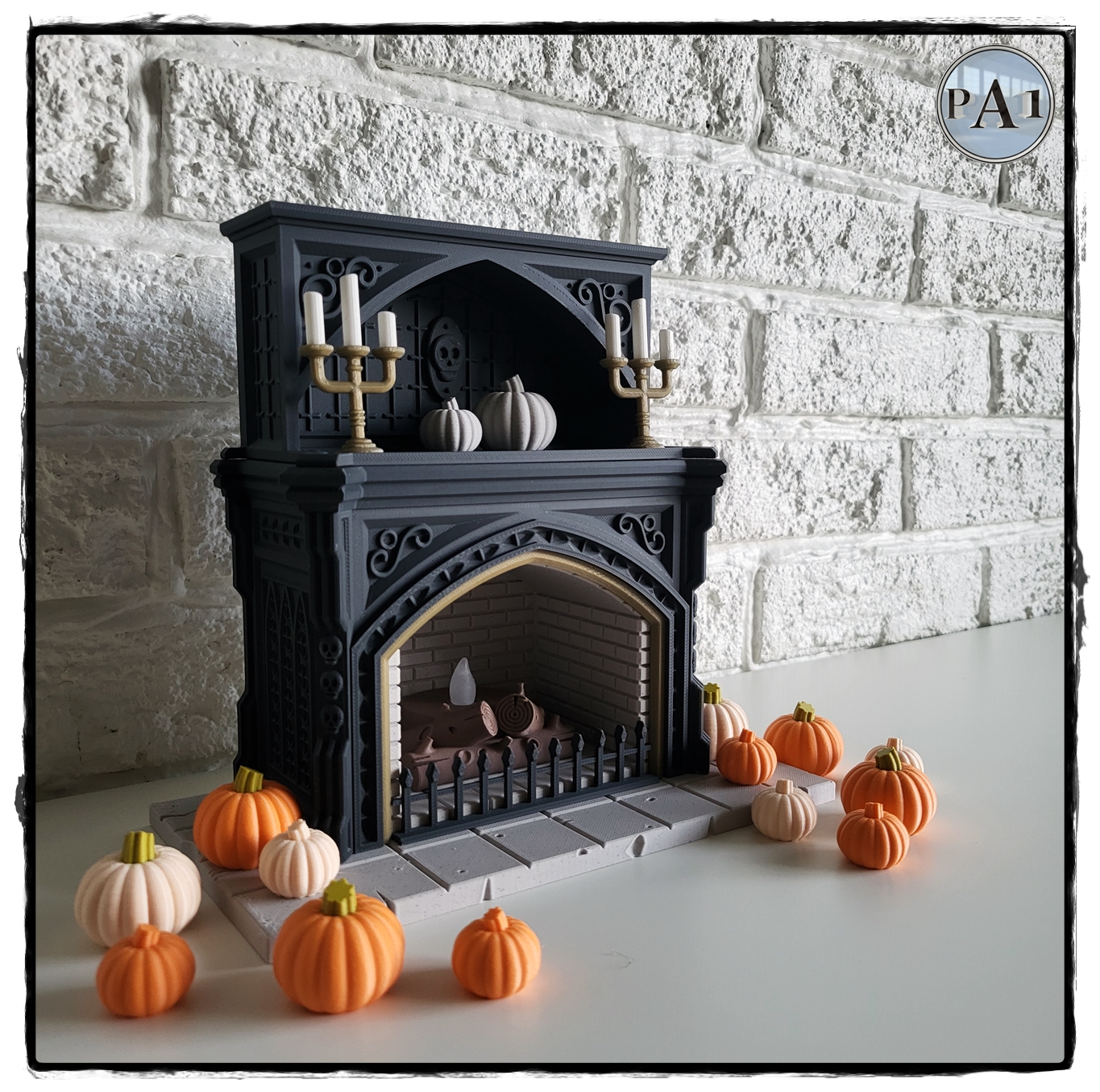 Gothic Tealight Fireplace (Version 1) - Image 3