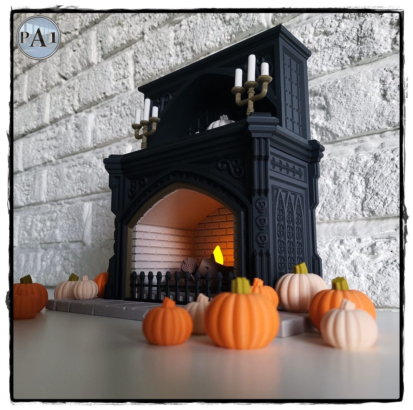 Gothic Tealight Fireplace (Version 1) - Image 6