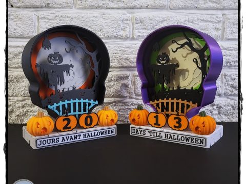 Scarecrow Halloween Countdown
