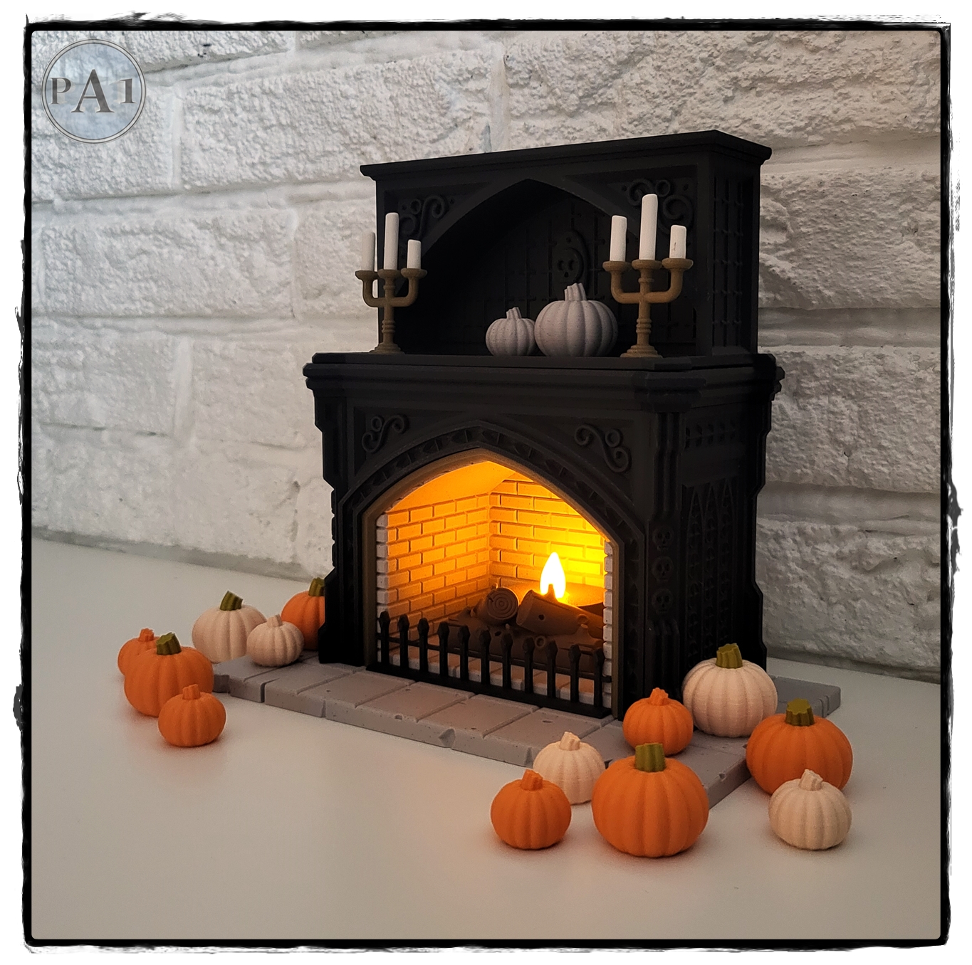 Gothic Tealight Fireplace (Version 1) - Image 4