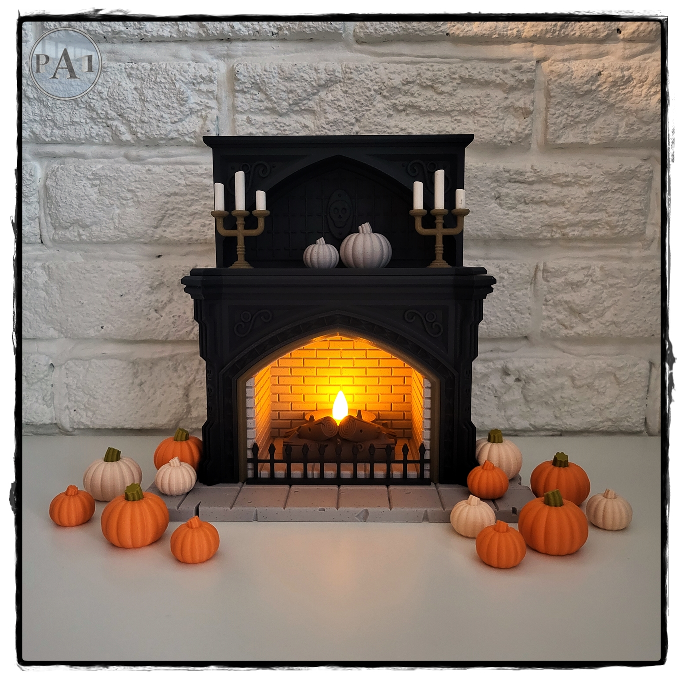 Gothic Tealight Fireplace (Version 1) - Image 2