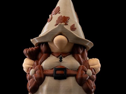 Mrs. Hazel 3D Gnome