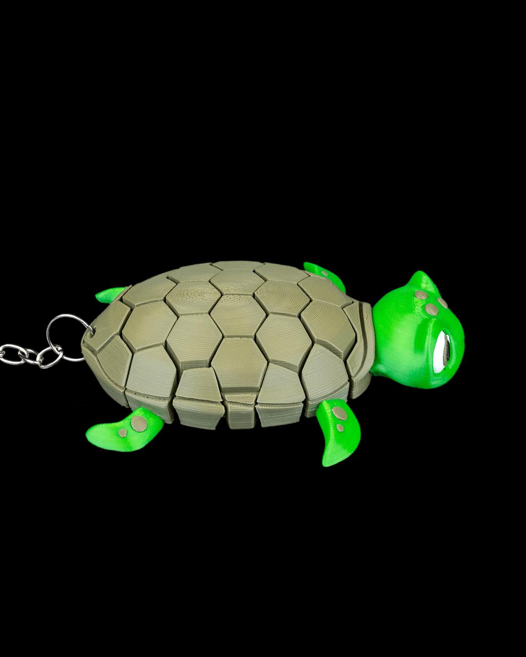 3D Printed Myrtle the Turtle Collectible Figurine - Sea Life Statue with Oversized Eyes, 3D Printed Construction, Compact Lightweight Home Decor, Ideal Gift for Home Enthusiasts