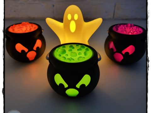 Tealight Spooky Cauldron