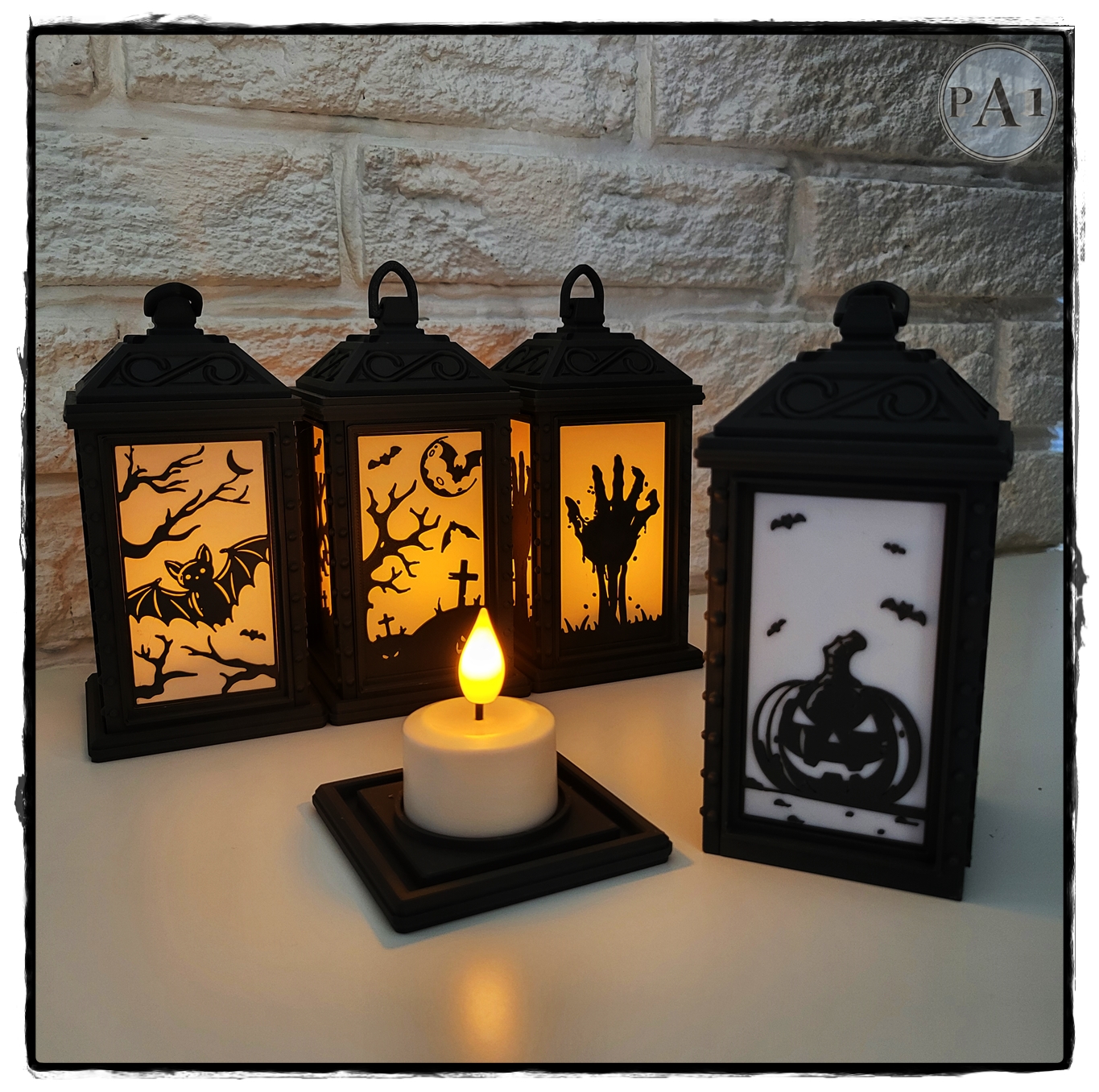 Mini Tealight Lantern Halloween Collection - Image 7