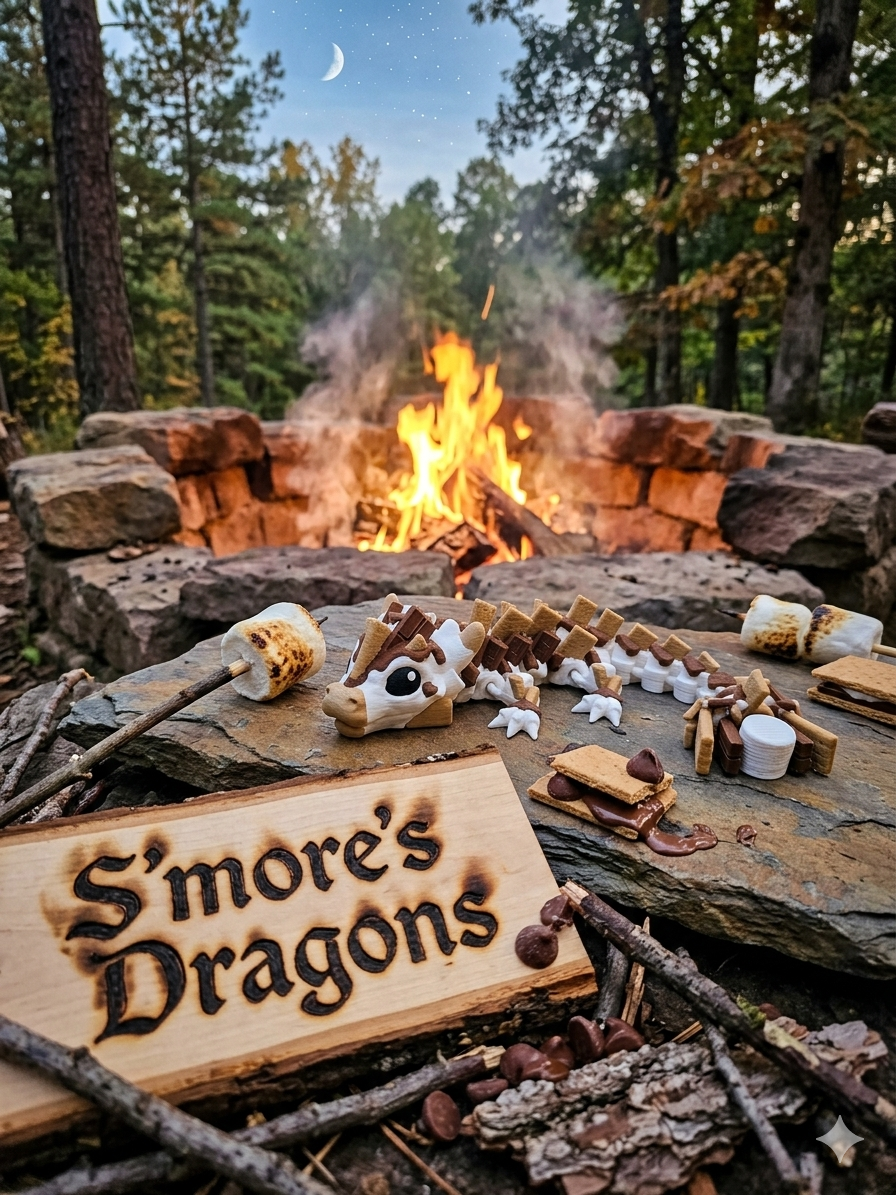 Whimsical S'more Dragon